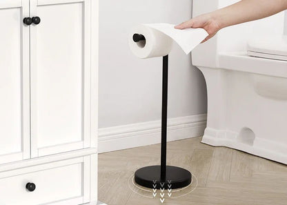 Stainless Steel FloorMounted Paper Towel  Toilet Paper Holder  Single Pole Bathroom  Kitchen Standi 6