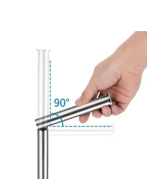 Stainless Steel FloorMounted Paper Towel  Toilet Paper Holder  Single Pole Bathroom  Kitchen Standi 11