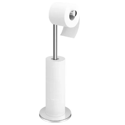Stainless Steel FloorMounted Paper Towel  Toilet Paper Holder  Single Pole Bathroom  Kitchen Standi 15