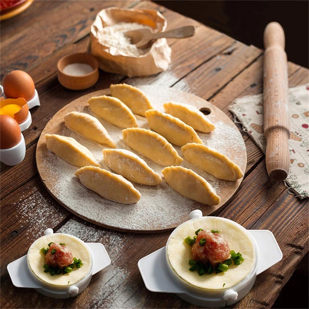 EasyPress MultiSize Ravioli  Dumpling Maker Set  QuickRelease Dough Press For Perfect Pastries 1