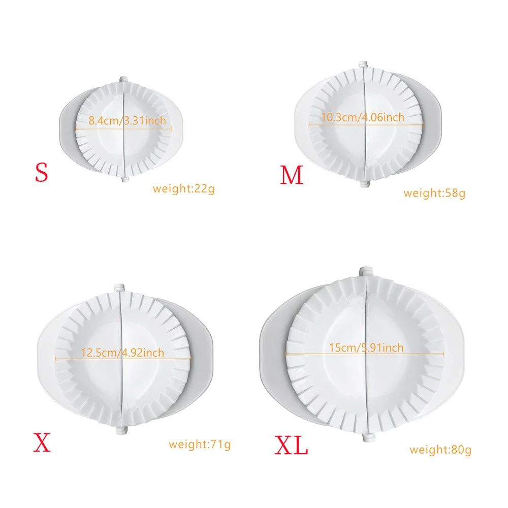 EasyPress MultiSize Ravioli  Dumpling Maker Set  QuickRelease Dough Press For Perfect Pastries 4