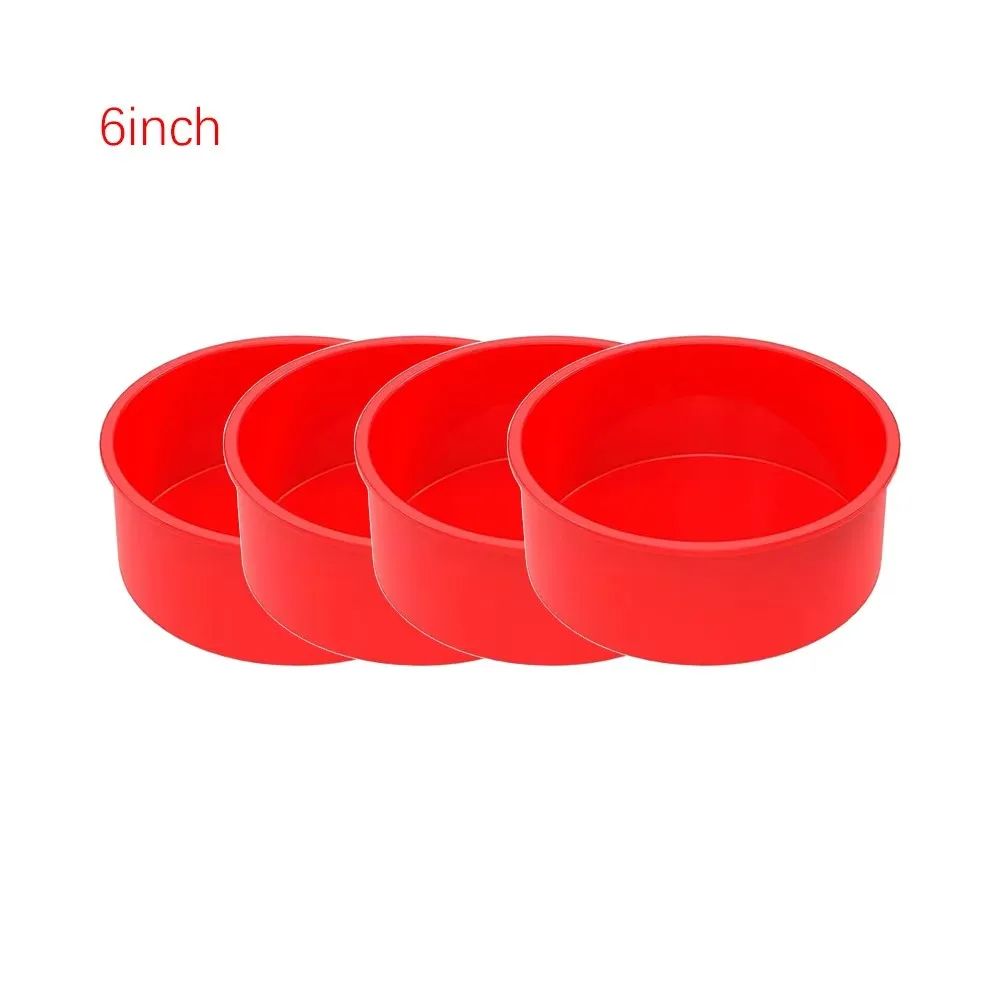 Premium Round Silicone Cake Mold Set  Nonstick Reusable Baking Pans For Perfect Cakes Every Time 13
