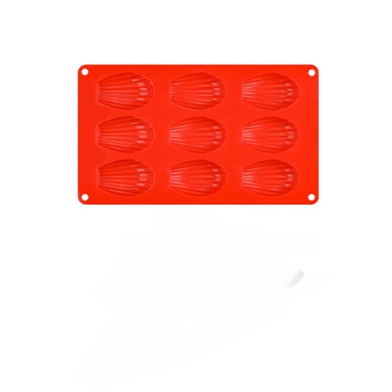 Premium Silicone Madeleine Mold Pan  9Cavity NonStick Baking Tray 7