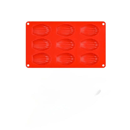 Premium Silicone Madeleine Mold Pan  9Cavity NonStick Baking Tray 7