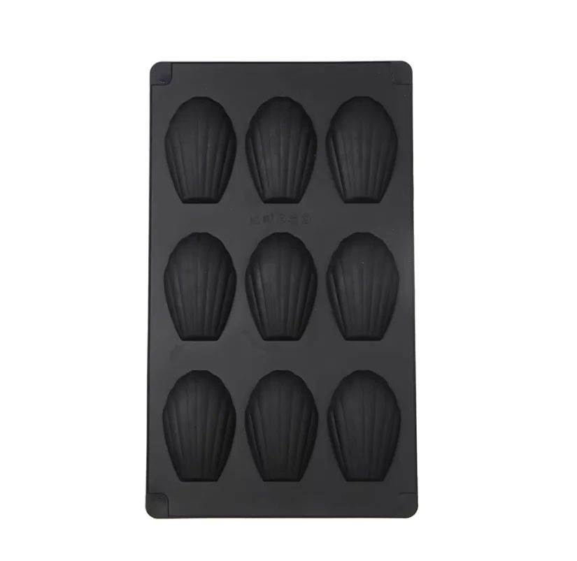 Premium Silicone Madeleine Mold Pan  9Cavity NonStick Baking Tray 6