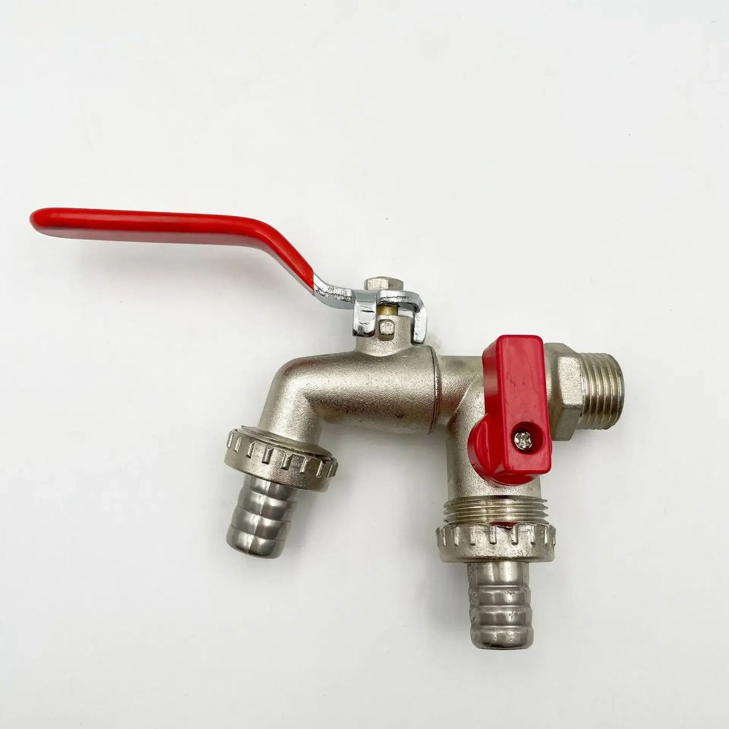 2in1 Double Valve Outdoor Garden Faucet  AntiFreeze Water Tap With Dual Outlets For Garden Hoses Pa 4