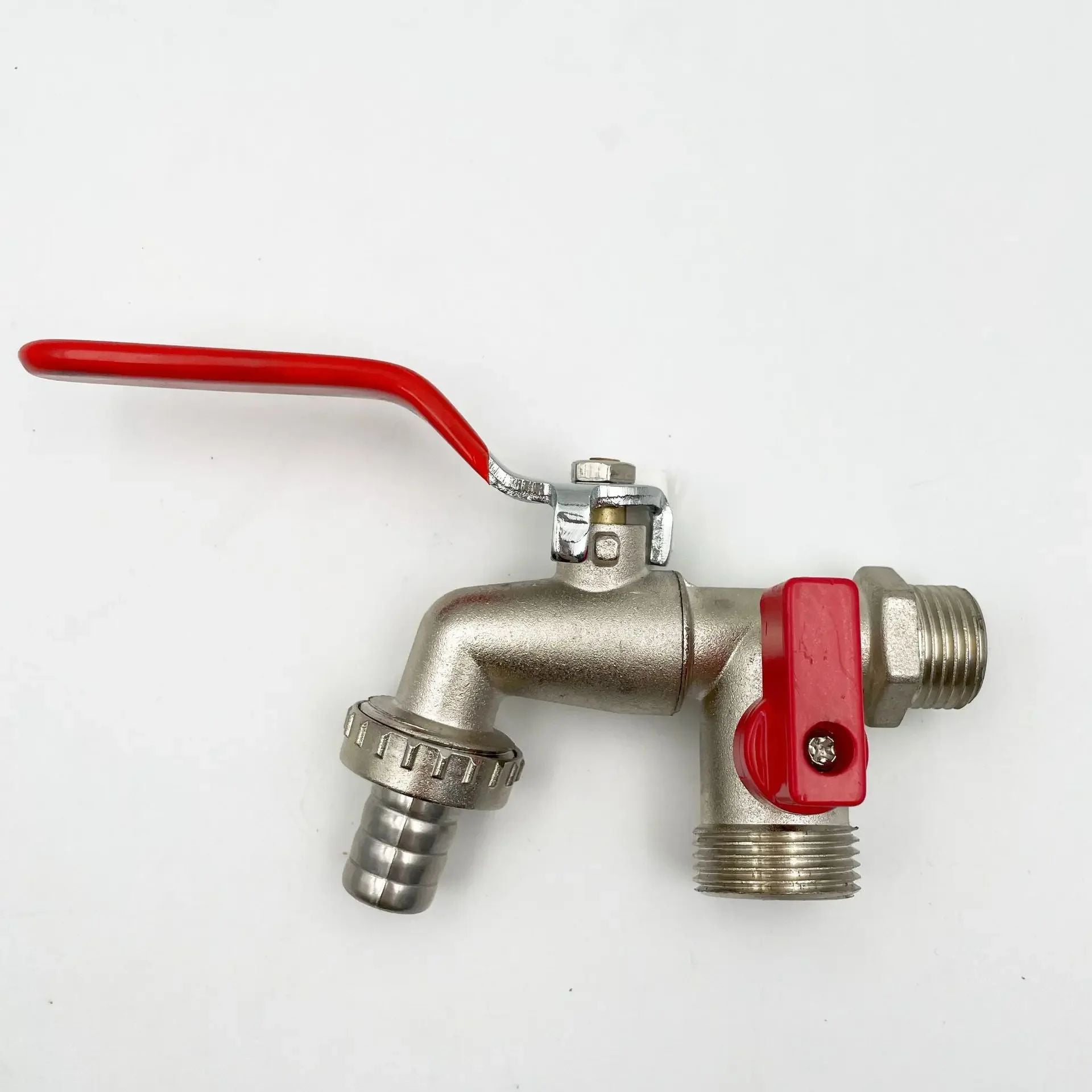 2in1 Double Valve Outdoor Garden Faucet  AntiFreeze Water Tap With Dual Outlets For Garden Hoses Pa 8