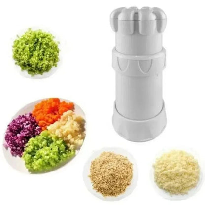 MultiFunctional Garlic Press  Slicer Wheel  Precision Garlic Chopper For Effortless Home Cooking 5