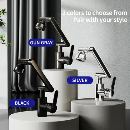 1080 Rotating Basin Faucet Hot  Cold Multi Function Booster Faucet For Bathroom  Kitchen With Unive 4