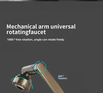 1080 Rotating Basin Faucet Hot  Cold Multi Function Booster Faucet For Bathroom  Kitchen With Unive 8