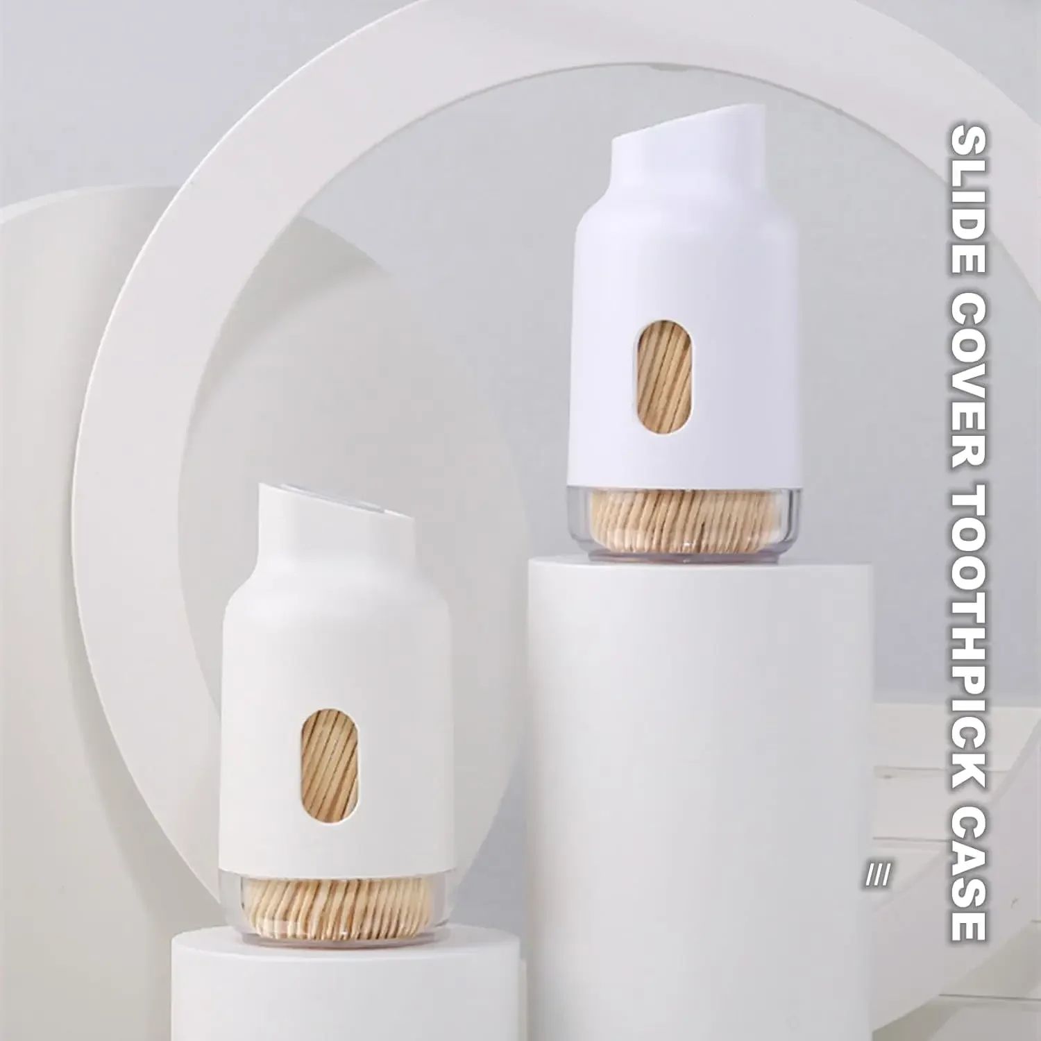 Elegant Portable Toothpick Storage  Large Capacity Toothpick Dispenser Box 1