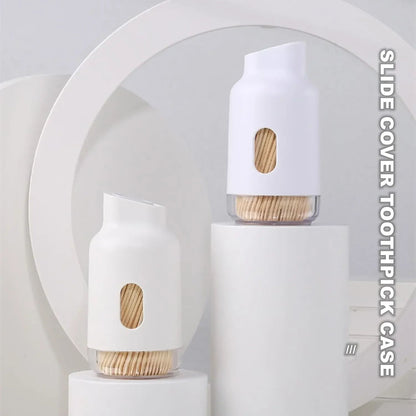 Elegant Portable Toothpick Storage  Large Capacity Toothpick Dispenser Box 1