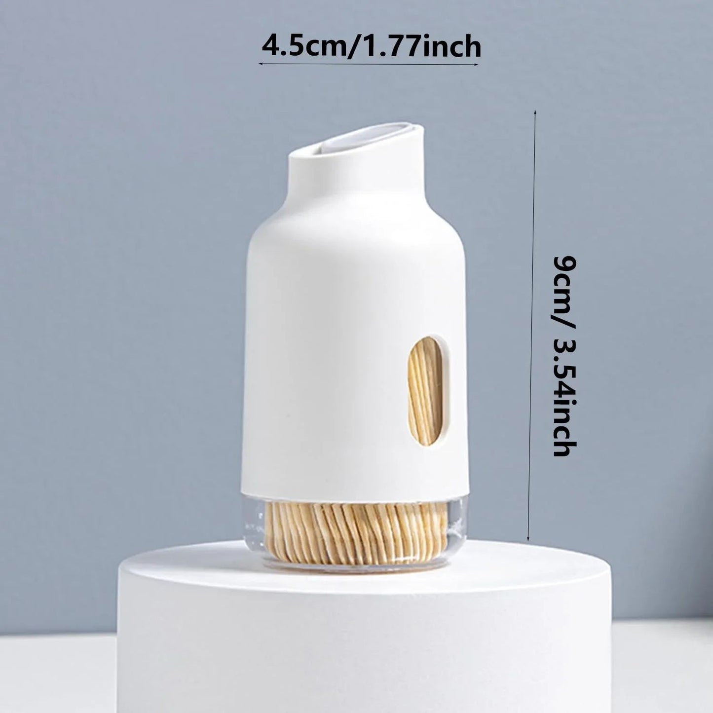Elegant Portable Toothpick Storage  Large Capacity Toothpick Dispenser Box 5