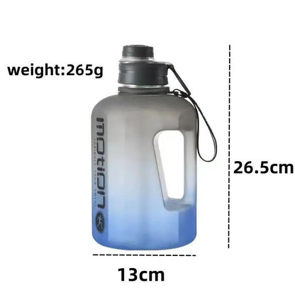 24L Large Capacity Sports Water Bottle With Straw  Fitness Hydration Jug 1