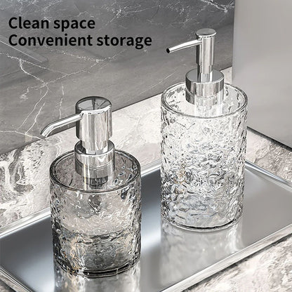 Luxurious Refillable ABS Soap Dispenser Bottle – Press Pump Container for Hand Soap, Dish Soap & Bathroom Countertops