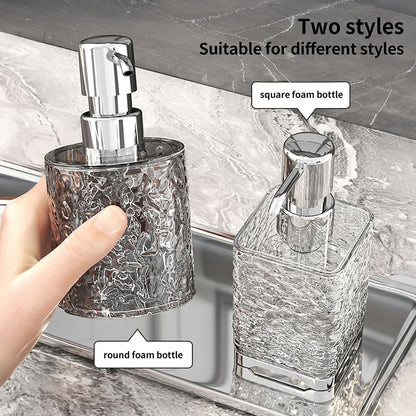 Luxurious Refillable ABS Soap Dispenser Bottle  Press Pump Container For Hand Soap Dish Soap  Bathr 2