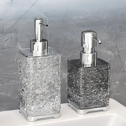 Luxurious Refillable ABS Soap Dispenser Bottle  Press Pump Container For Hand Soap Dish Soap  Bathr 3