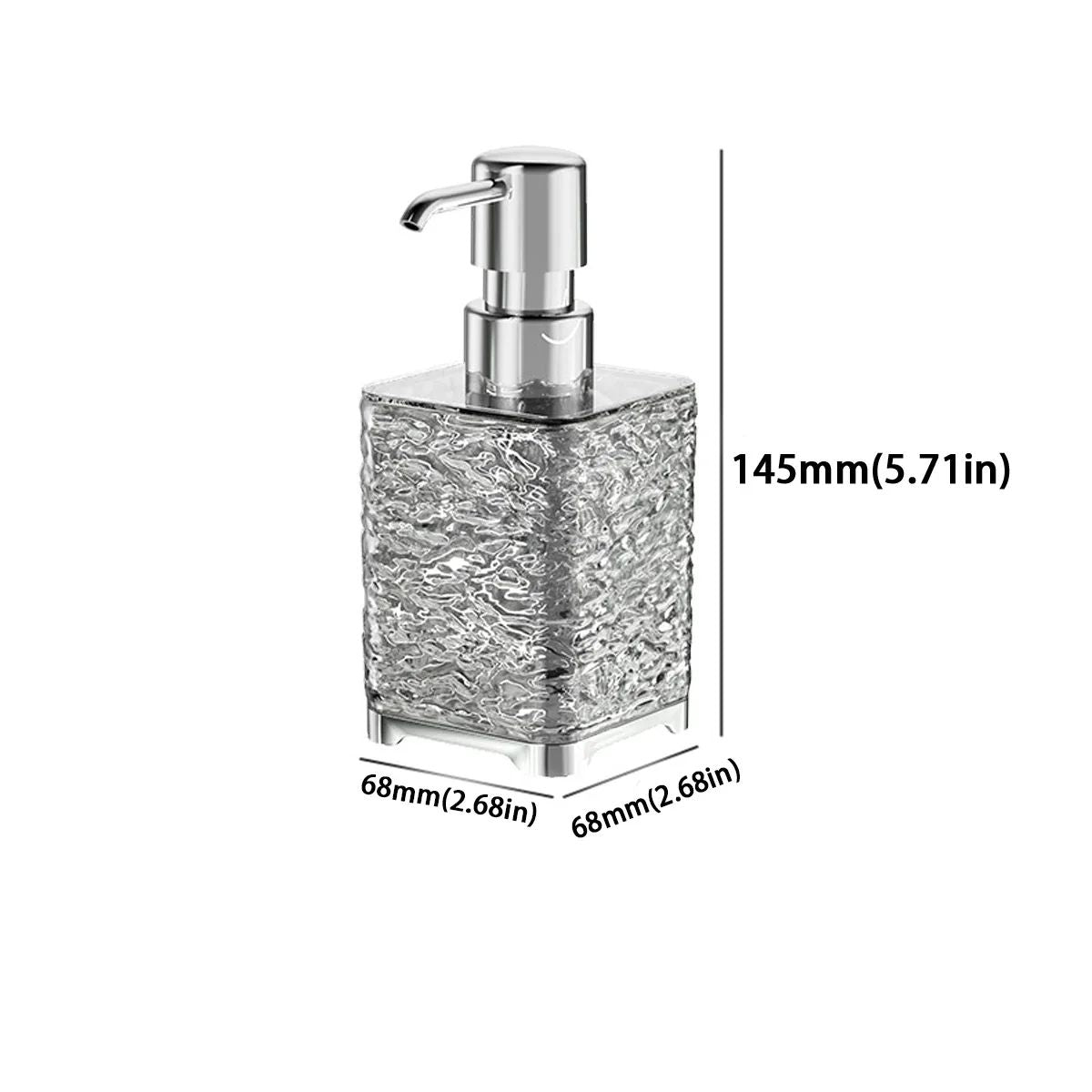 Luxurious Refillable ABS Soap Dispenser Bottle  Press Pump Container For Hand Soap Dish Soap  Bathr 6