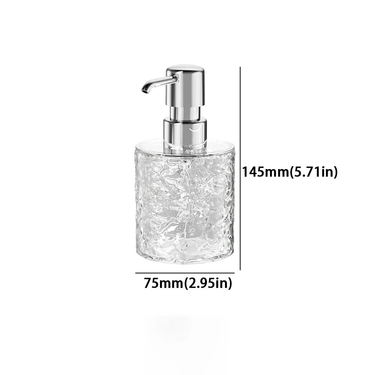 Luxurious Refillable ABS Soap Dispenser Bottle  Press Pump Container For Hand Soap Dish Soap  Bathr 7