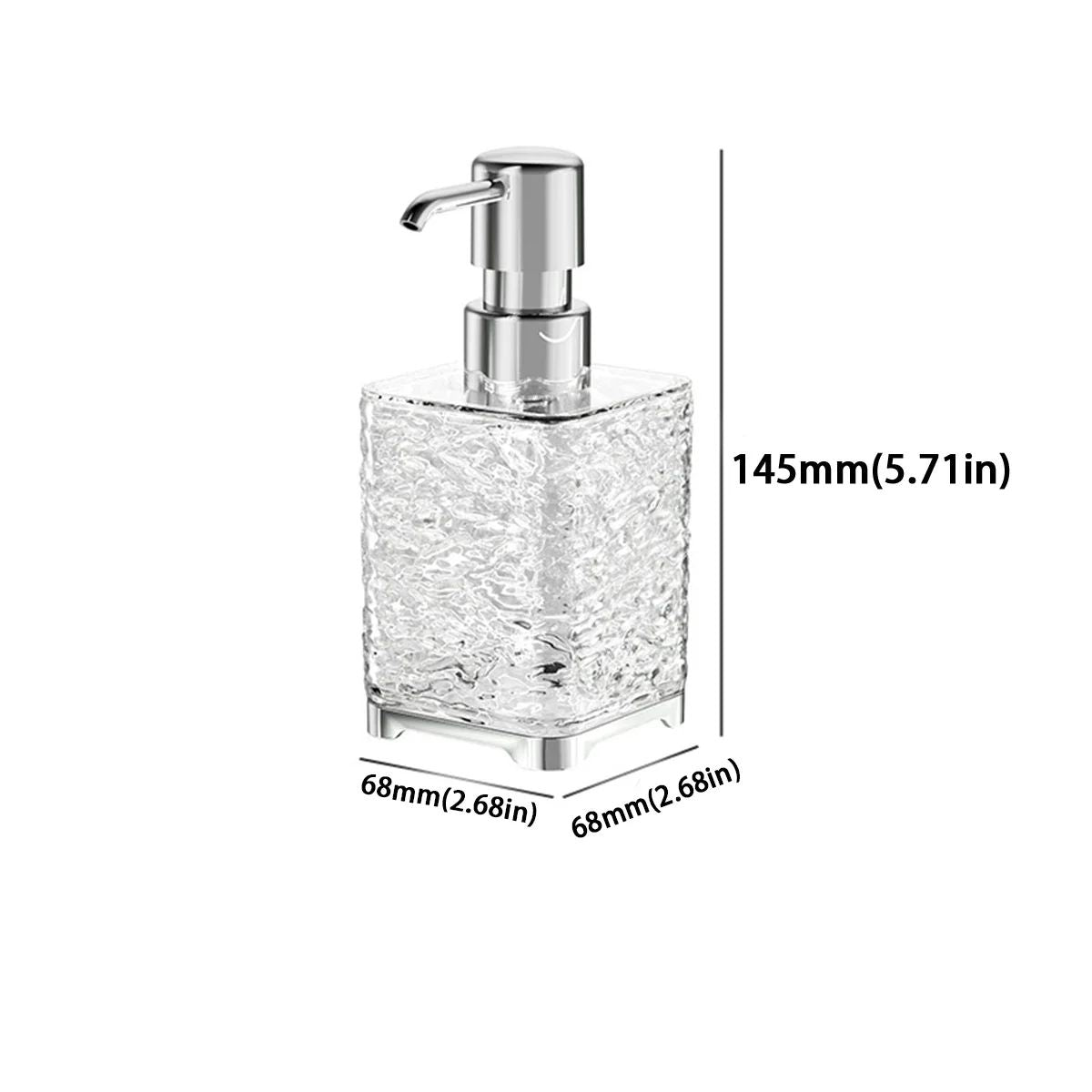 Luxurious Refillable ABS Soap Dispenser Bottle  Press Pump Container For Hand Soap Dish Soap  Bathr 5