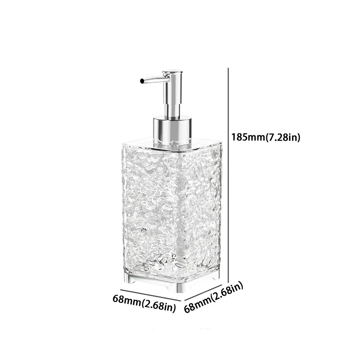 Luxurious Refillable ABS Soap Dispenser Bottle  Press Pump Container For Hand Soap Dish Soap  Bathr 9