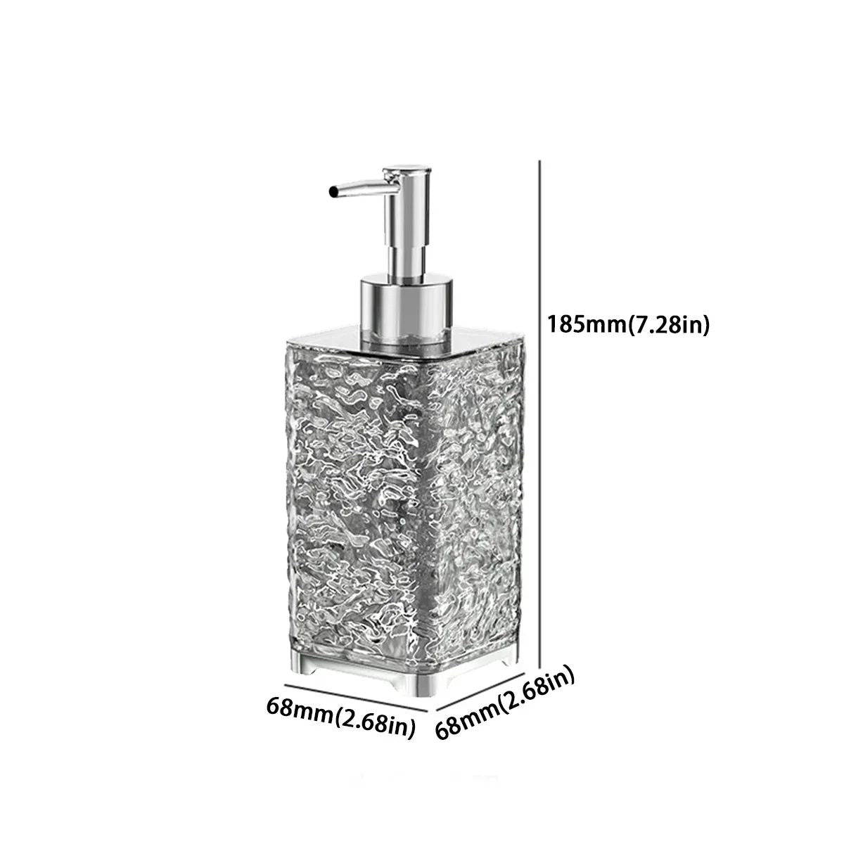 Luxurious Refillable ABS Soap Dispenser Bottle  Press Pump Container For Hand Soap Dish Soap  Bathr 10