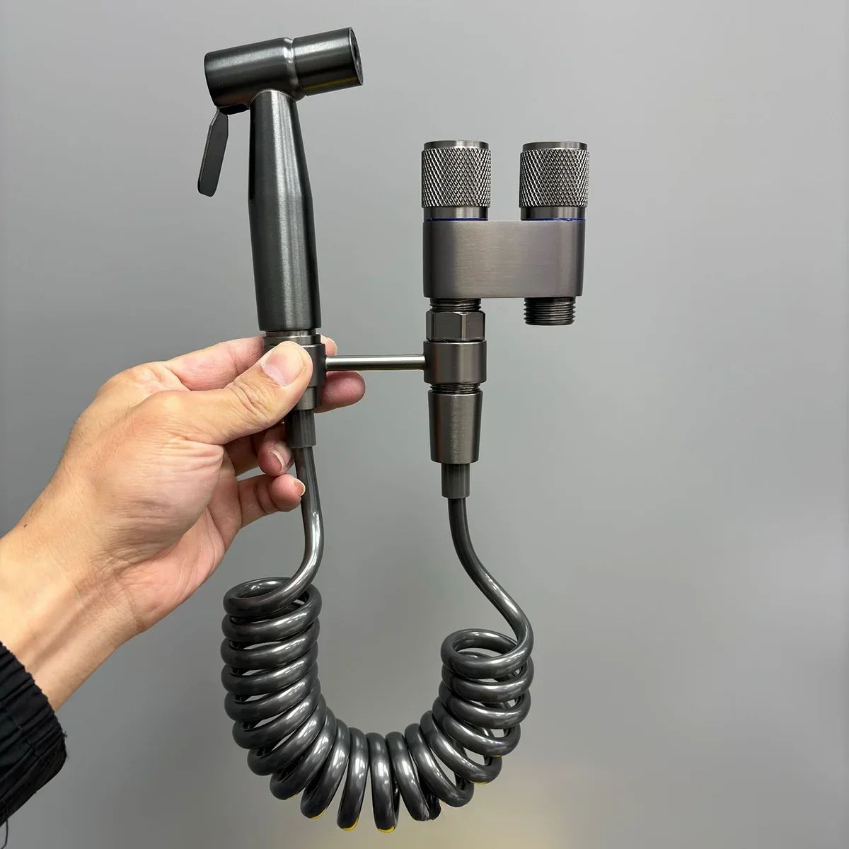 Stainless Steel Handheld Bidet Sprayer Set  SelfCleaning Toilet Spray Head With NoPunch Installatio 3