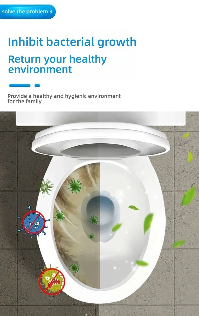 Deep Pipeline Toilet Cleaner  LongLasting Stain Prevention Tablets For Home Bathroom Maintenance 12 16