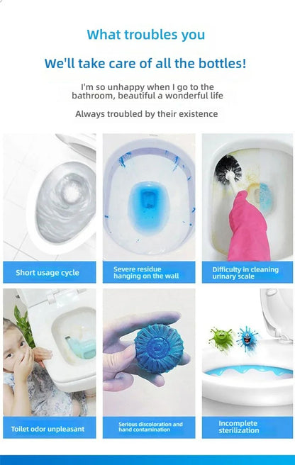 Deep Pipeline Toilet Cleaner  LongLasting Stain Prevention Tablets For Home Bathroom Maintenance 12 13