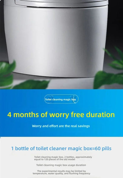 Deep Pipeline Toilet Cleaner  LongLasting Stain Prevention Tablets For Home Bathroom Maintenance 12 14
