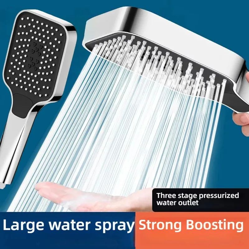 Adjustable 3Mode HighPressure Shower Head  Rainfall Massage  Mixed Spray Showerhead With Large Flow 1