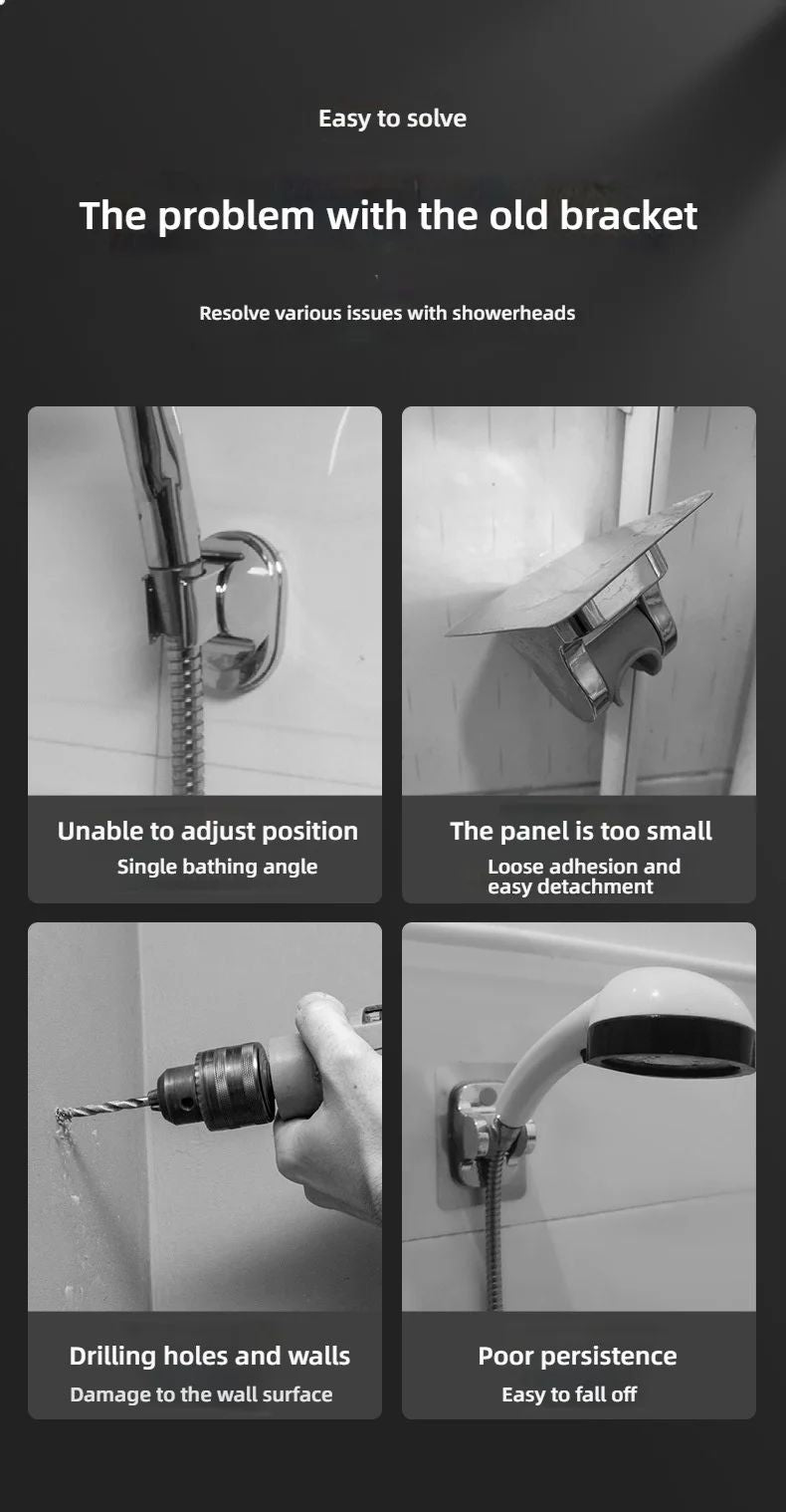 Adjustable 3Mode HighPressure Shower Head  Rainfall Massage  Mixed Spray Showerhead With Large Flow 8