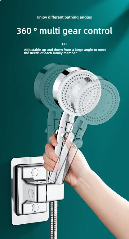 Adjustable 3Mode HighPressure Shower Head  Rainfall Massage  Mixed Spray Showerhead With Large Flow 9
