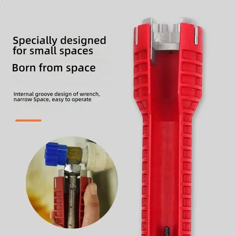 8in1 MultiFunctional Sink Faucet Wrench  Universal LargeOpen Plumbing Tool For Bathroom  Household  2