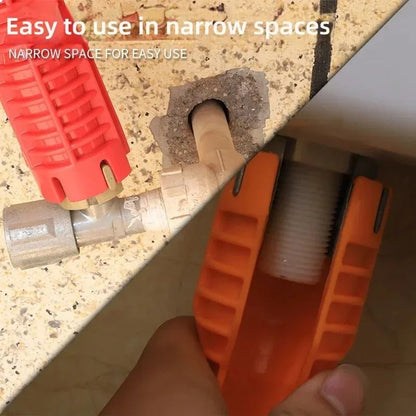 8in1 MultiFunctional Sink Faucet Wrench  Universal LargeOpen Plumbing Tool For Bathroom  Household  4