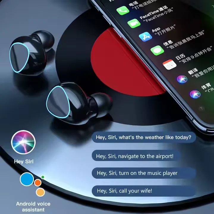 M10 Wireless Earbuds HighQuality BT Headset With Perfect Sound Sports Gaming Earphones  BuiltIn Pow 4