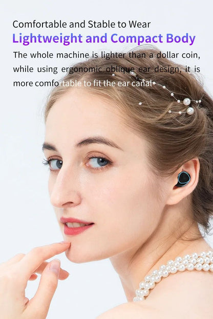 M10 Wireless Earbuds HighQuality BT Headset With Perfect Sound Sports Gaming Earphones  BuiltIn Pow 13