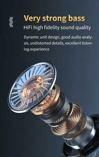 M10 Wireless Earbuds HighQuality BT Headset With Perfect Sound Sports Gaming Earphones  BuiltIn Pow 14