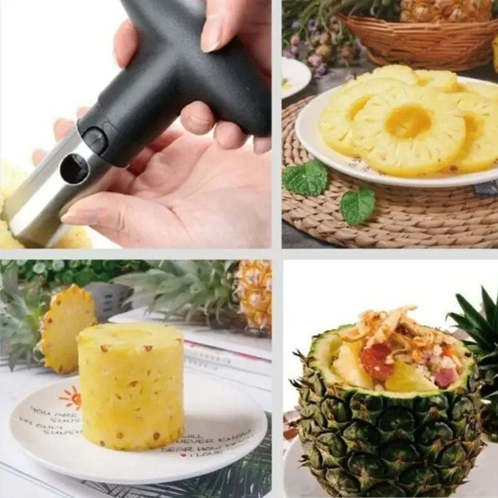 Stainless Steel Pineapple Corer And Slicer Tool 2