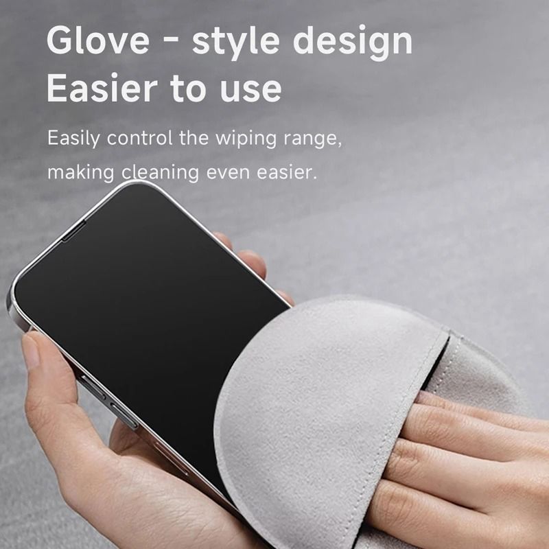Microfiber Screen Cleaning Cloth Mitt For Phones Laptops Tablets And Glasses 1