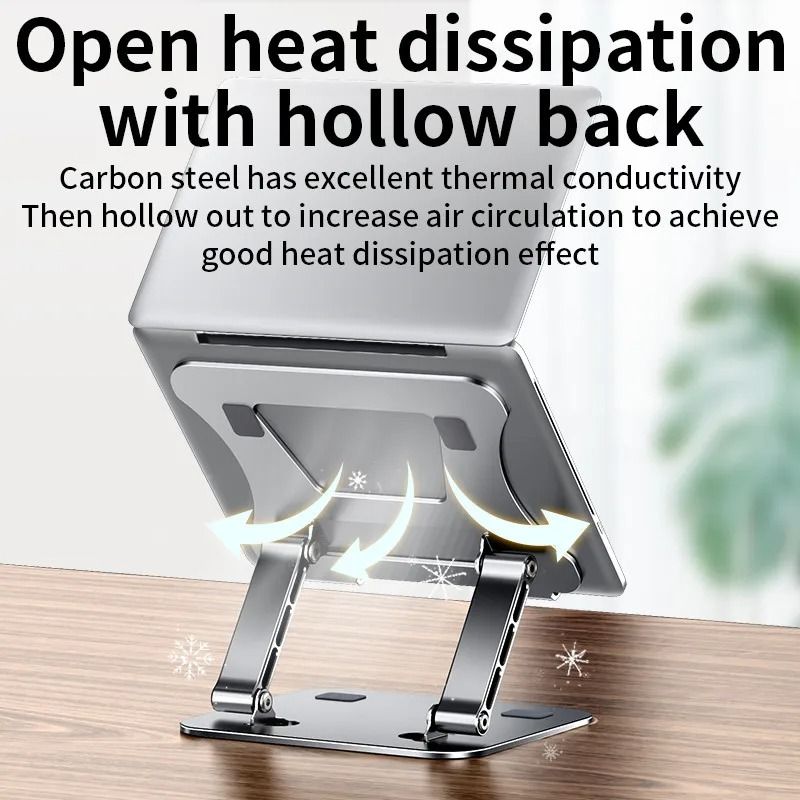 Adjustable Aluminum Alloy Laptop And Tablet Stand For Up To 17Inch Devices 2