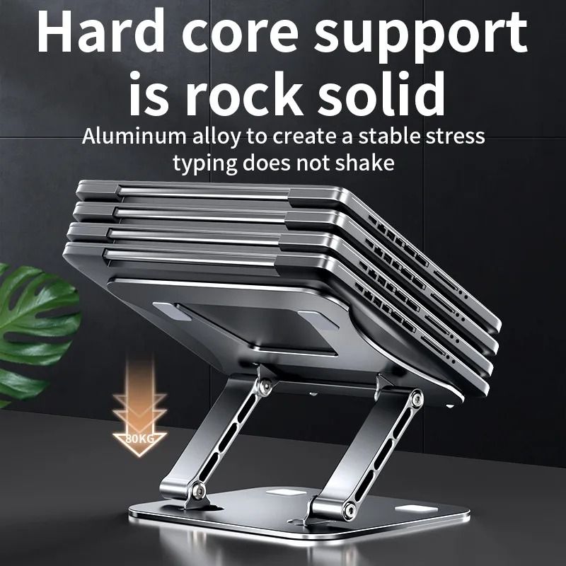 Adjustable Aluminum Alloy Laptop And Tablet Stand For Up To 17Inch Devices 3