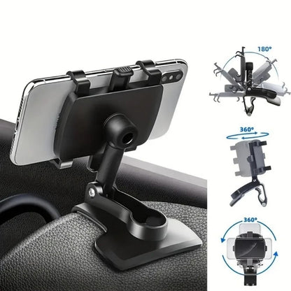 Car Mobile Phone Holder Universal Dashboard And Mirror Mount 3