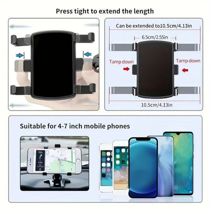 Car Mobile Phone Holder Universal Dashboard And Mirror Mount 4