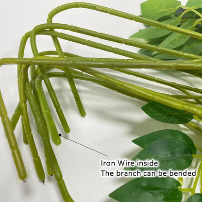Luxe Cascading Artificial Wisteria Hanging Garland  Elegant Fake Vines For Weddings Home  Event Dec 5