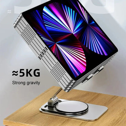 360 Rotating Foldable Phone  Tablet Stand  Adjustable Lazy Desk Holder For Mobile Devices 4