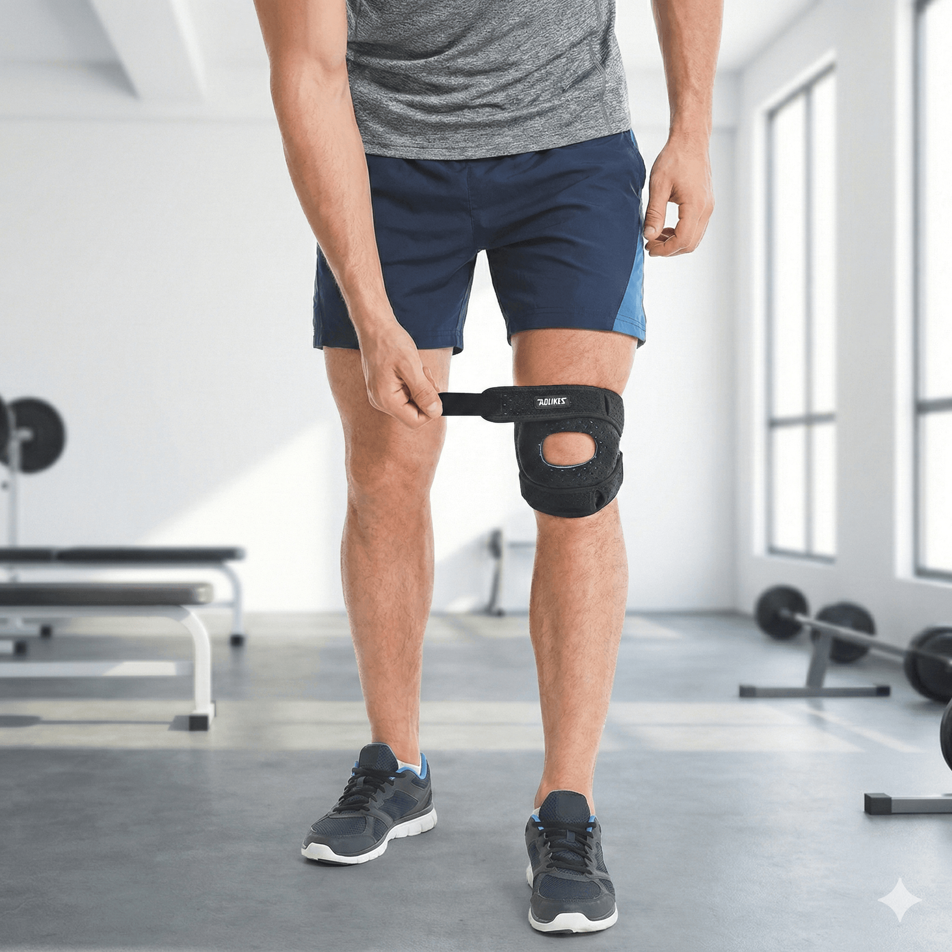 Patellar Tendon Knee Brace Support Strap With Gel Pad Knee Pain Relief Arthritis Stabilizer 1