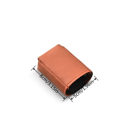 Safe Guard Leather Seat Belt Buckle Cover  Decorative Socket Protector 5