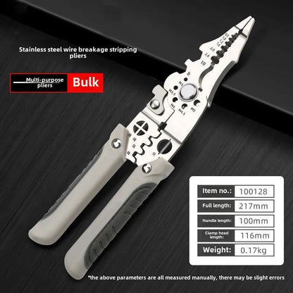 Multifunction Wire Crimper  Stripper  Electrician Cable Cutting  Terminal Crimping Tool 5