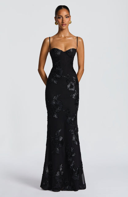 Velour Maxi Dress